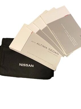 Nissan Altima 2014 Car Owners Manual Warranty Service Reference Guide And Case
